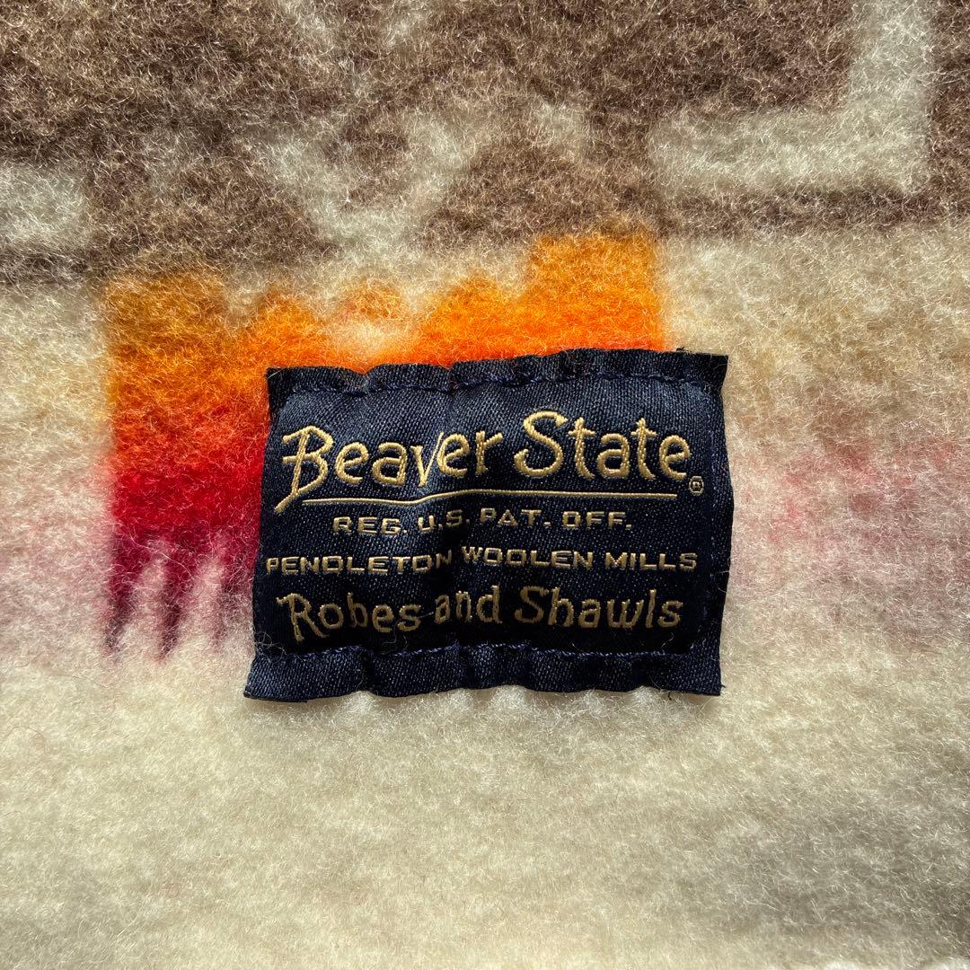 Pendleton Beaver State 幾何学模様 ブランケット