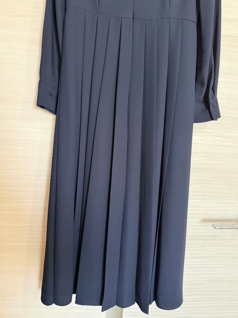 美品　CELFORD　セルフォード　タイ付き　プリーツ　ワンピース　サイズ34