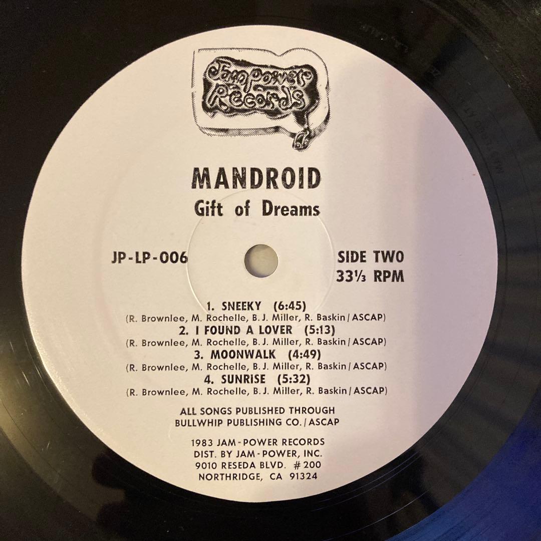 GIFT OF DREAMS MANDROID LP レコード　USオリジナル