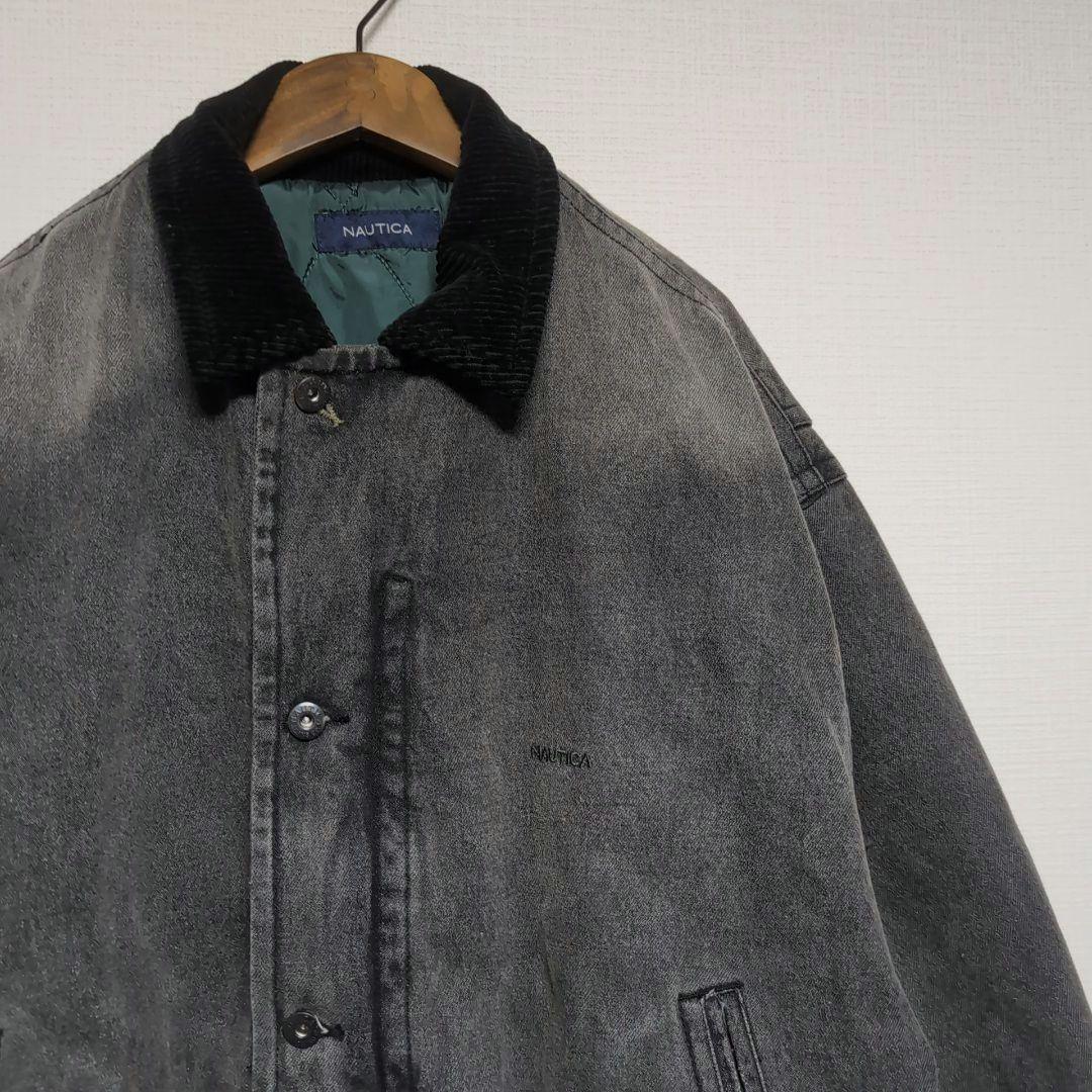 NAUTICA グレー デニムジャケット Мサイズ