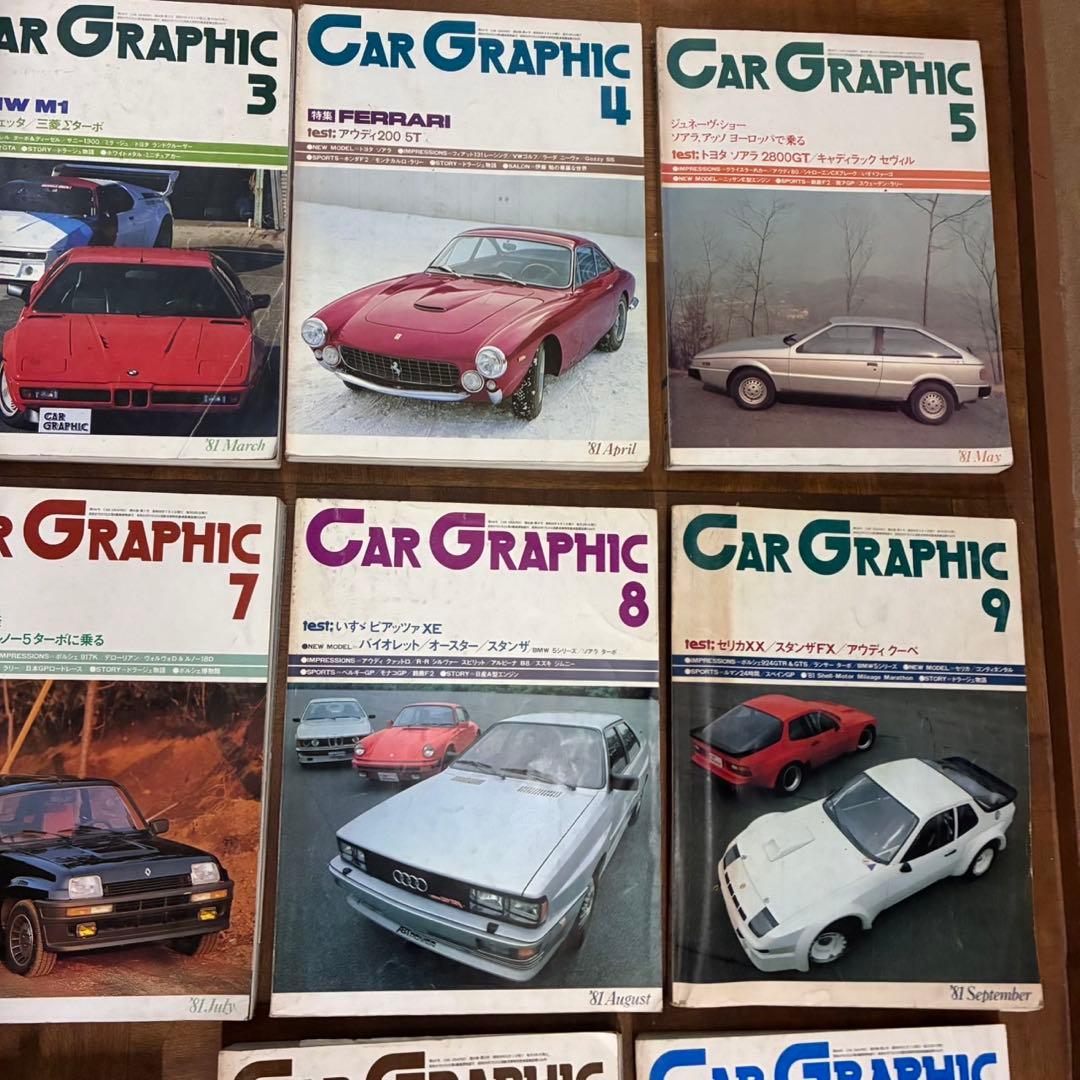 カーグラフィック　1981年　10冊 CG