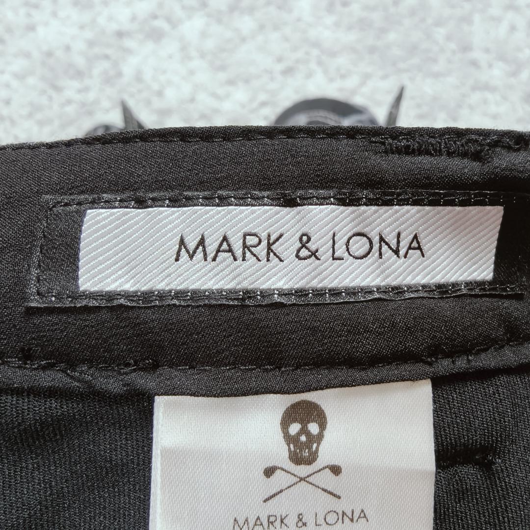 新品 MARK & LONA ゴルフスカート スカル柄 プリーツ スカート 38