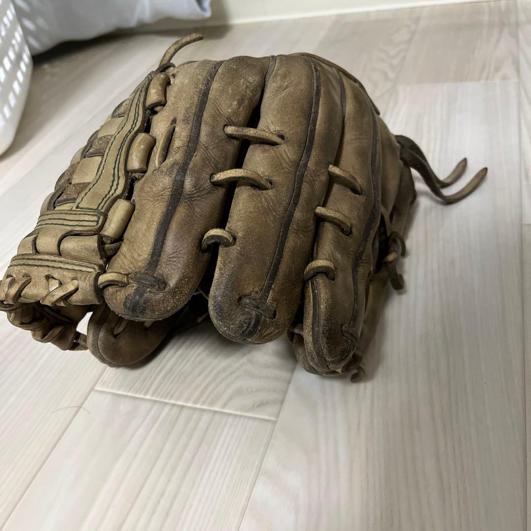 ETT 硬式野球グローブ 編み込みポケット