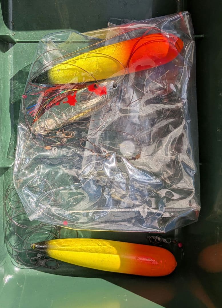 鮭ルアー スプーン ウキ 餌仕掛けセット アキアジ サーモン