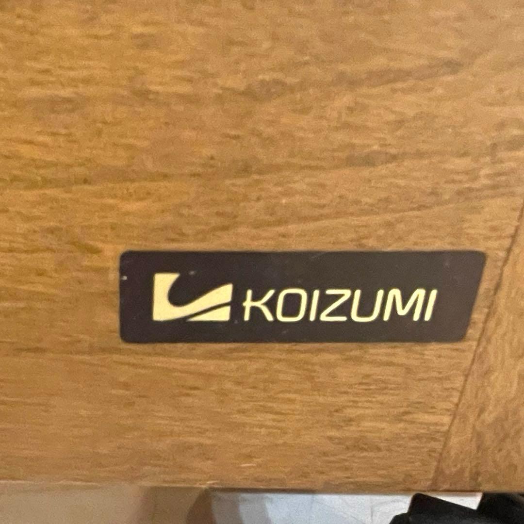 【KOIZUMI】木製キッチンワゴン 折りたたみ天板 ガラス扉 キャスター付き