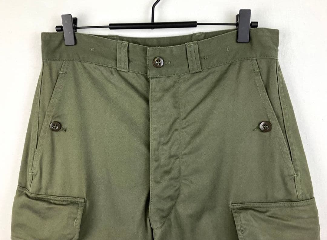 フランス軍 M-64 カーゴ フィールド パンツ 76XC 実物