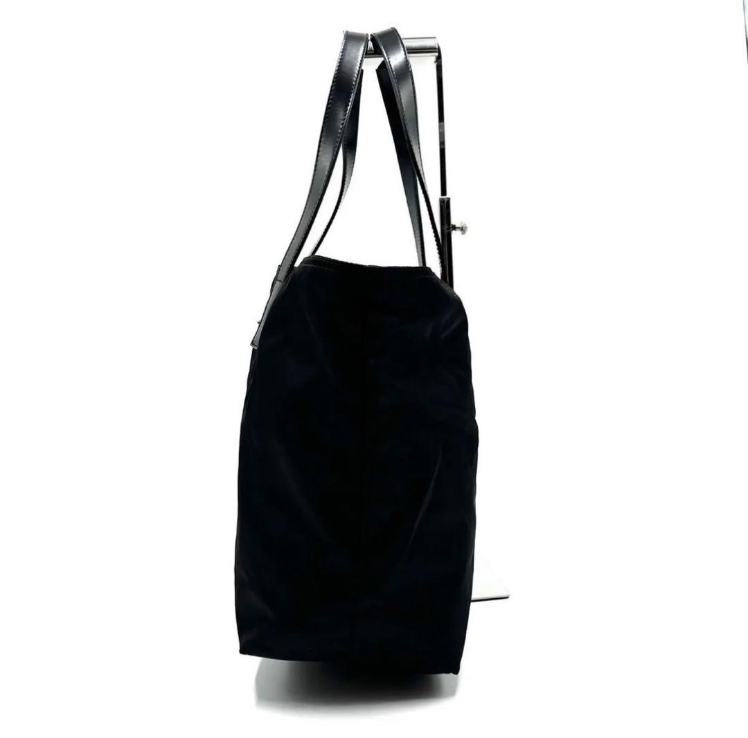 PRADA ブラック ナイロン トートバッグ