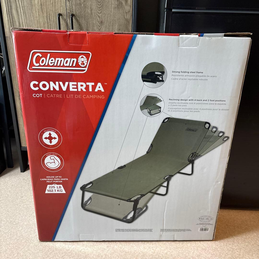 【美品・早い者勝ち】Coleman CONVERTA COT コンバータコット