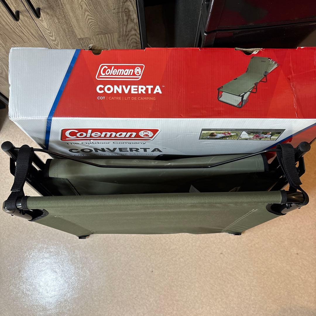 【美品・早い者勝ち】Coleman CONVERTA COT コンバータコット