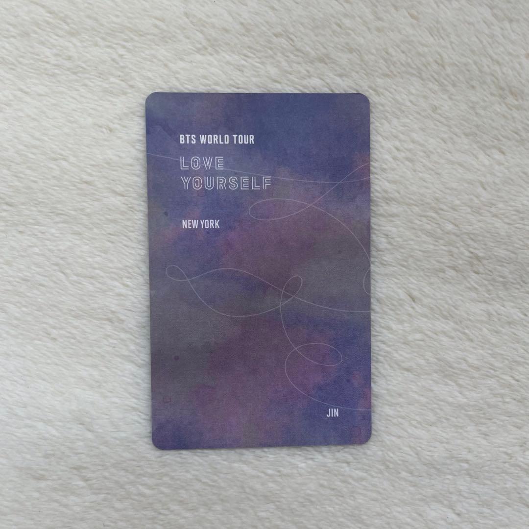 BTS love yourself  New York DVDジン トレカ