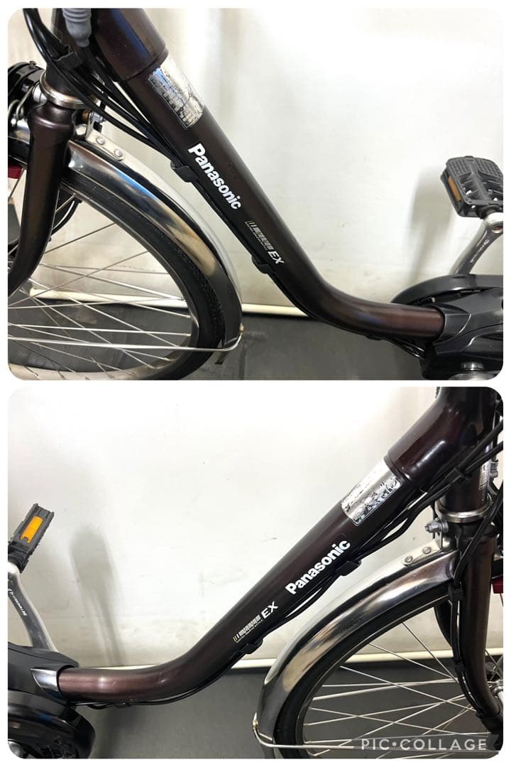 1年保証 送料無料　パナソニック　ビビEX 26インチ　茶色　電動アシスト自転車