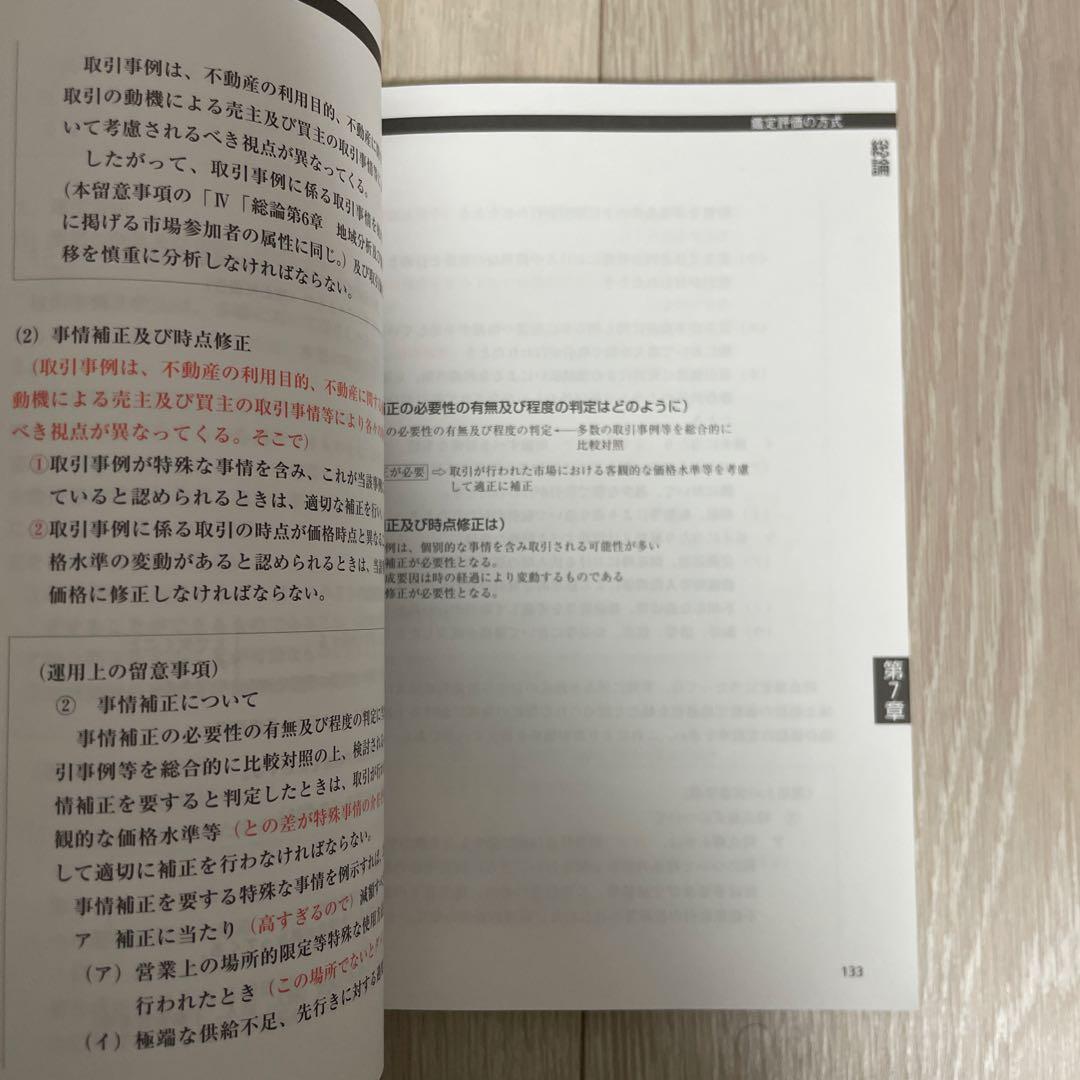 不動産鑑定士　鑑定理論　暗記テキスト