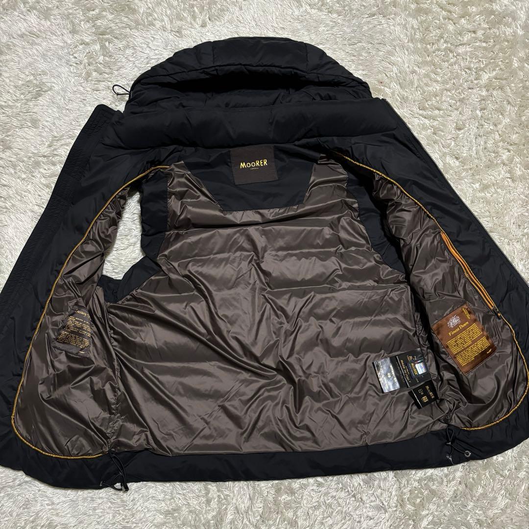 極美品✨MOORERムーレー　KITAMI-S3 ダウンベスト　ブラック　48