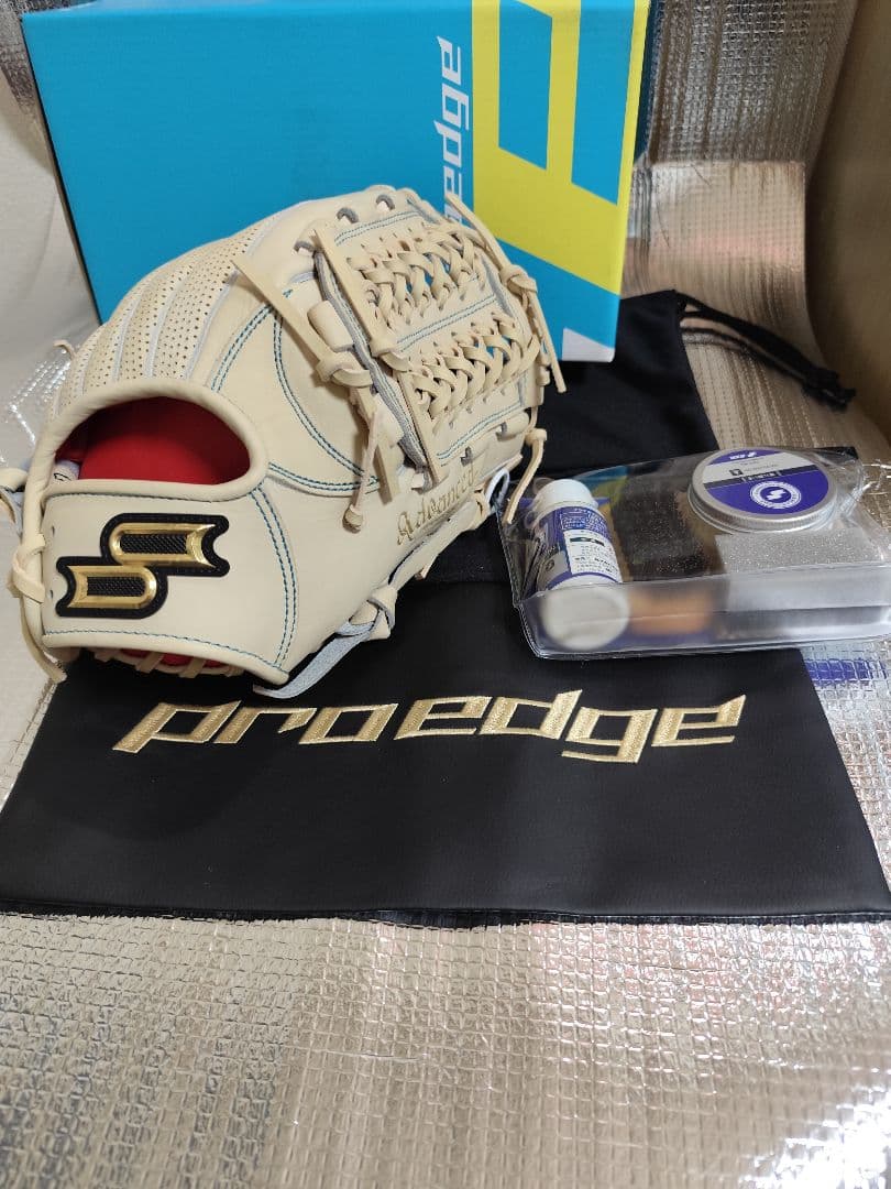 【新品】【早いもの勝ち】SSK 硬式グローブ キャメル お手入れセット付