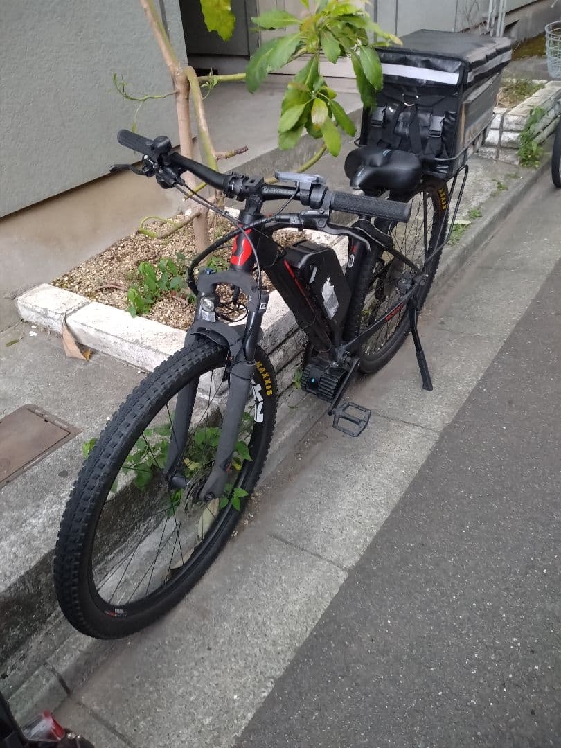 電動アシスト自転車　スポーツ車ブラック　メンテナンス必要！引取り限定！