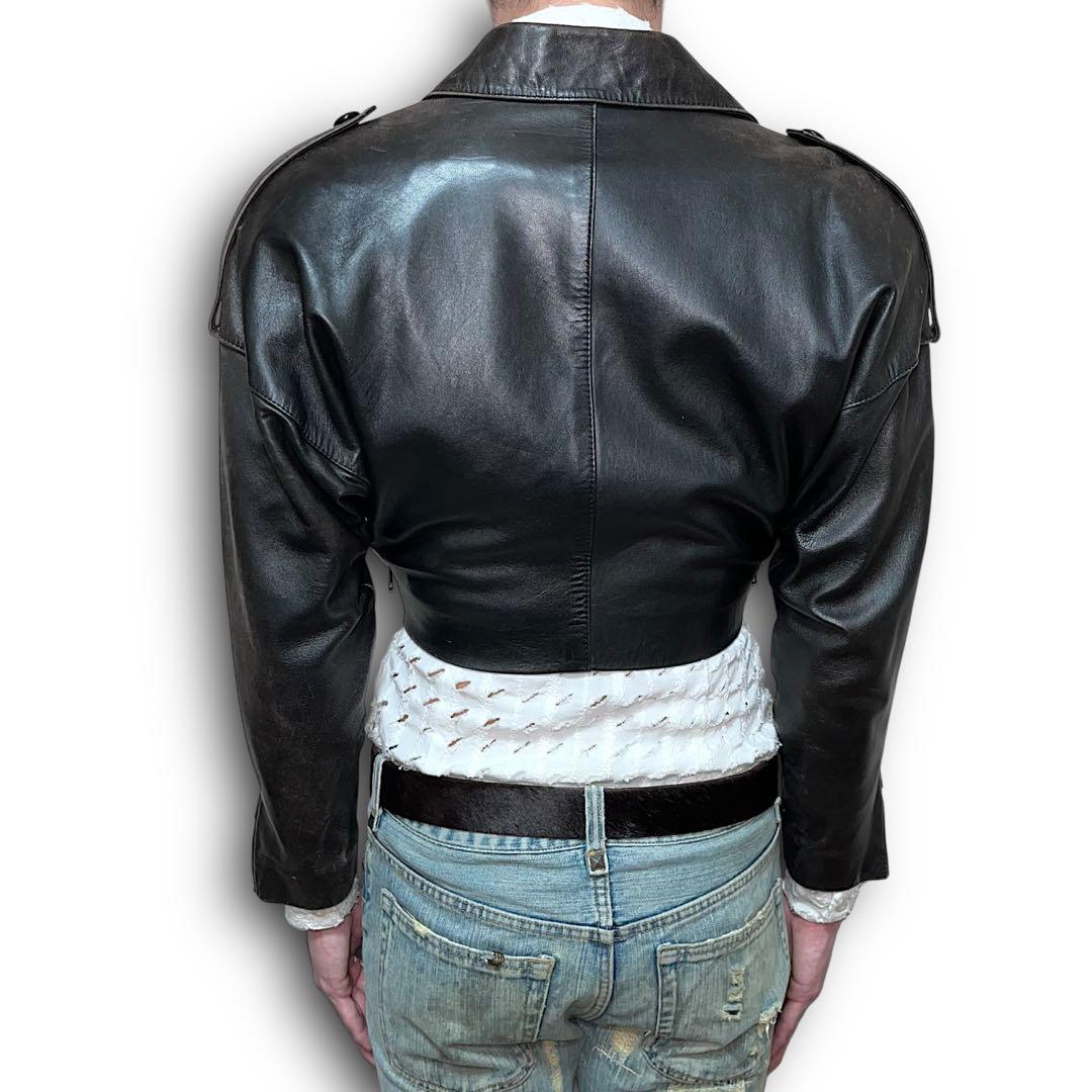 ジャケット・アウター Short double riders jacket