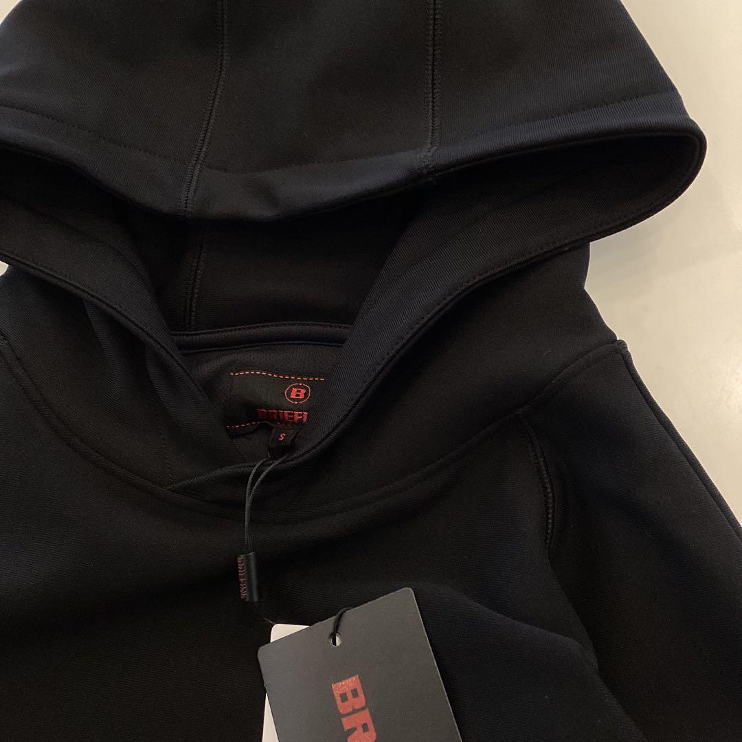完売品　新品　BRIEFING MEN’S LOGO HOODIE ブラック　S