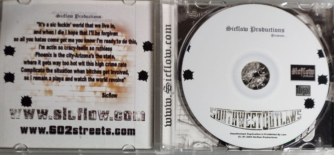 SOUTHWEST OUTLAWS ギャングスタラップ G-RAP