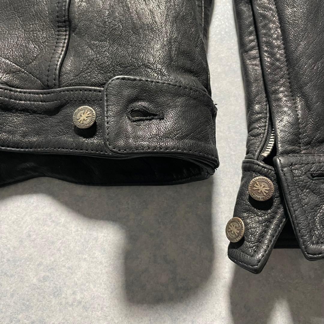 【激レア】ジャックローズ×COLLARS 武装戦線 レザージャケット スカル 黒
