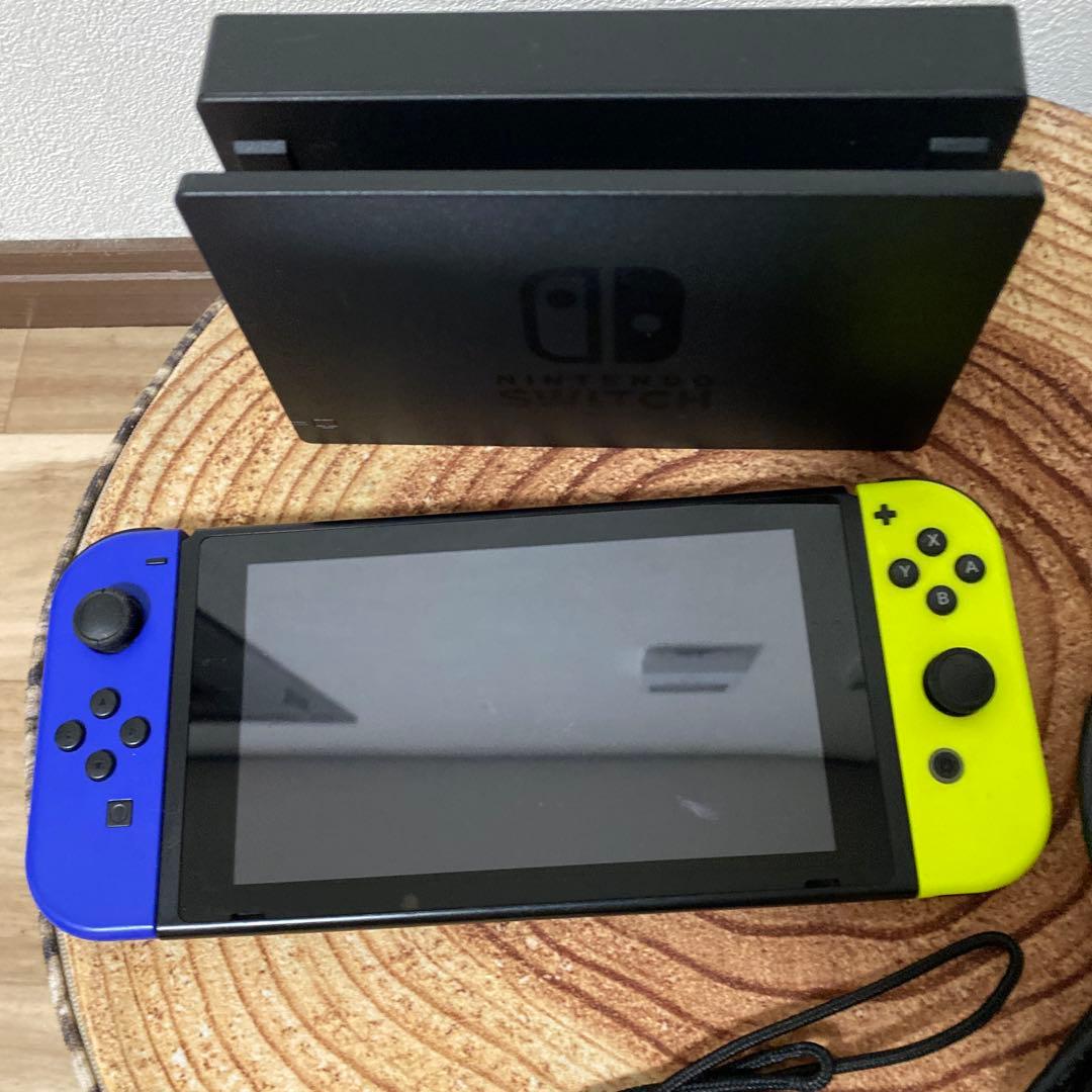 Nintendo Switch ニンテンドースイッチ本体BLU/YEL箱無し①
