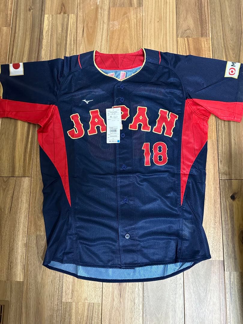 山本由伸　WBC オーセンティック　ユニフォーム　ビジター　Lサイズ