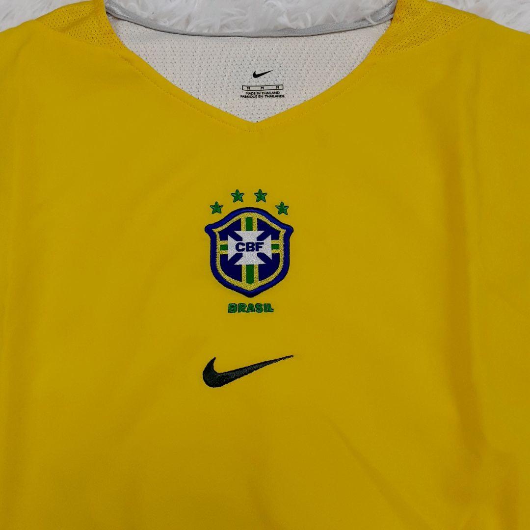 美品◎NIKE 02年ブラジル代表プラクティスシャツ ノースリーブ Mサイズ