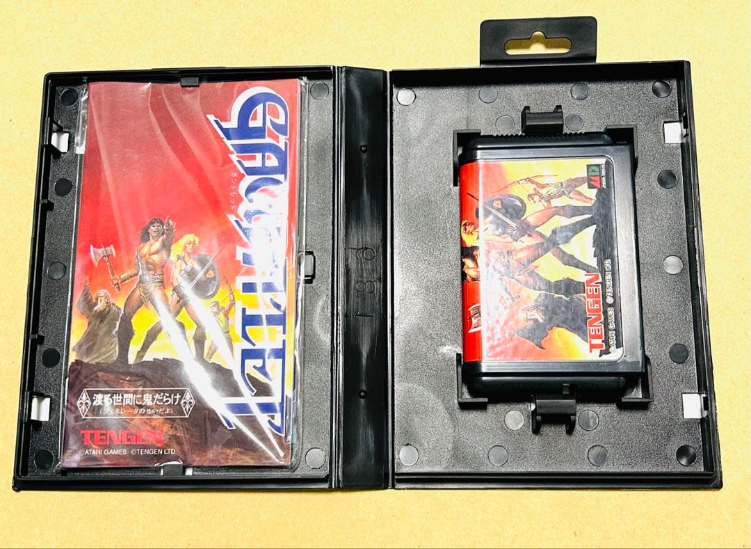 ◾️レアなケース付美品◾️SEGA メガドライブソフト　ガントレット説明書付希少