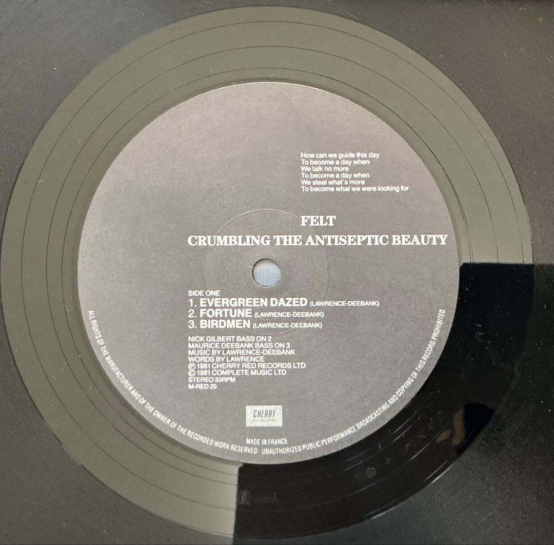 洋楽 Felt / Crumbling The Antiseptic Beauty