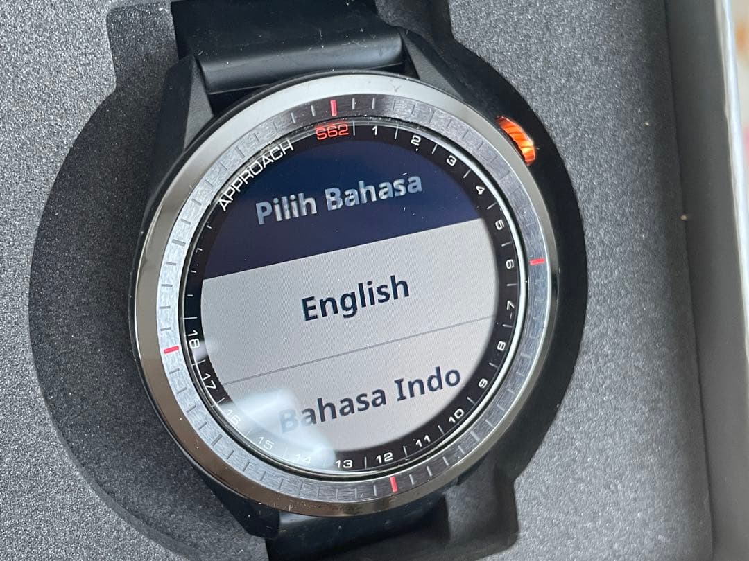 【美品】GARMIN Approach S62 ガーミン　GPSゴルフウォッチ