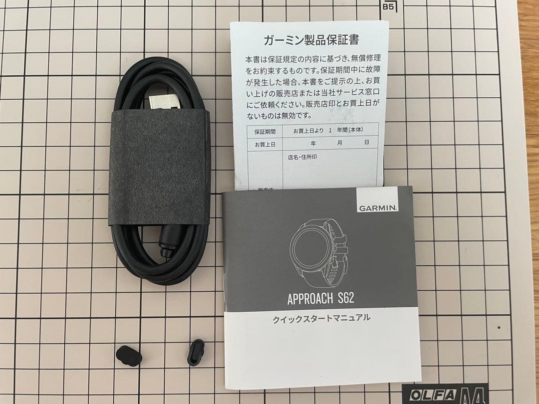 【美品】GARMIN Approach S62 ガーミン　GPSゴルフウォッチ