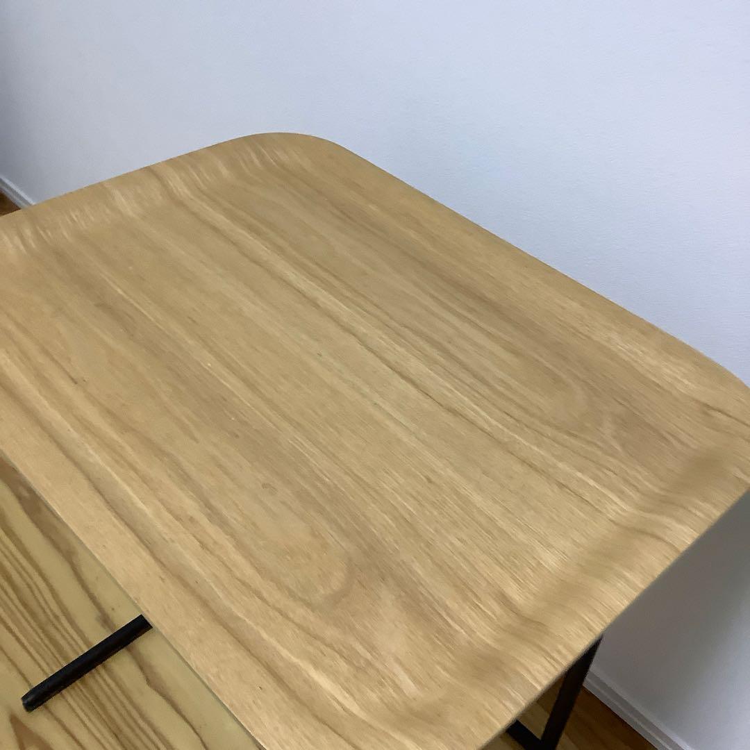 無印良品　スチールスタンド　テーブル