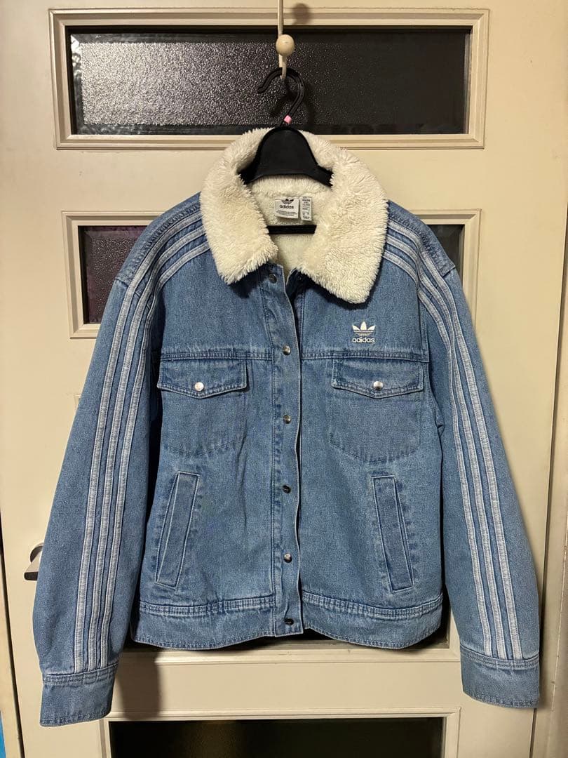 美品　adidas ニュートラルコート　デニムジャケット　ボアジャケット
