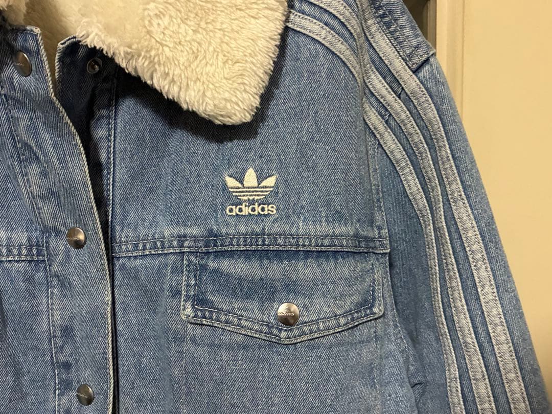 美品　adidas ニュートラルコート　デニムジャケット　ボアジャケット