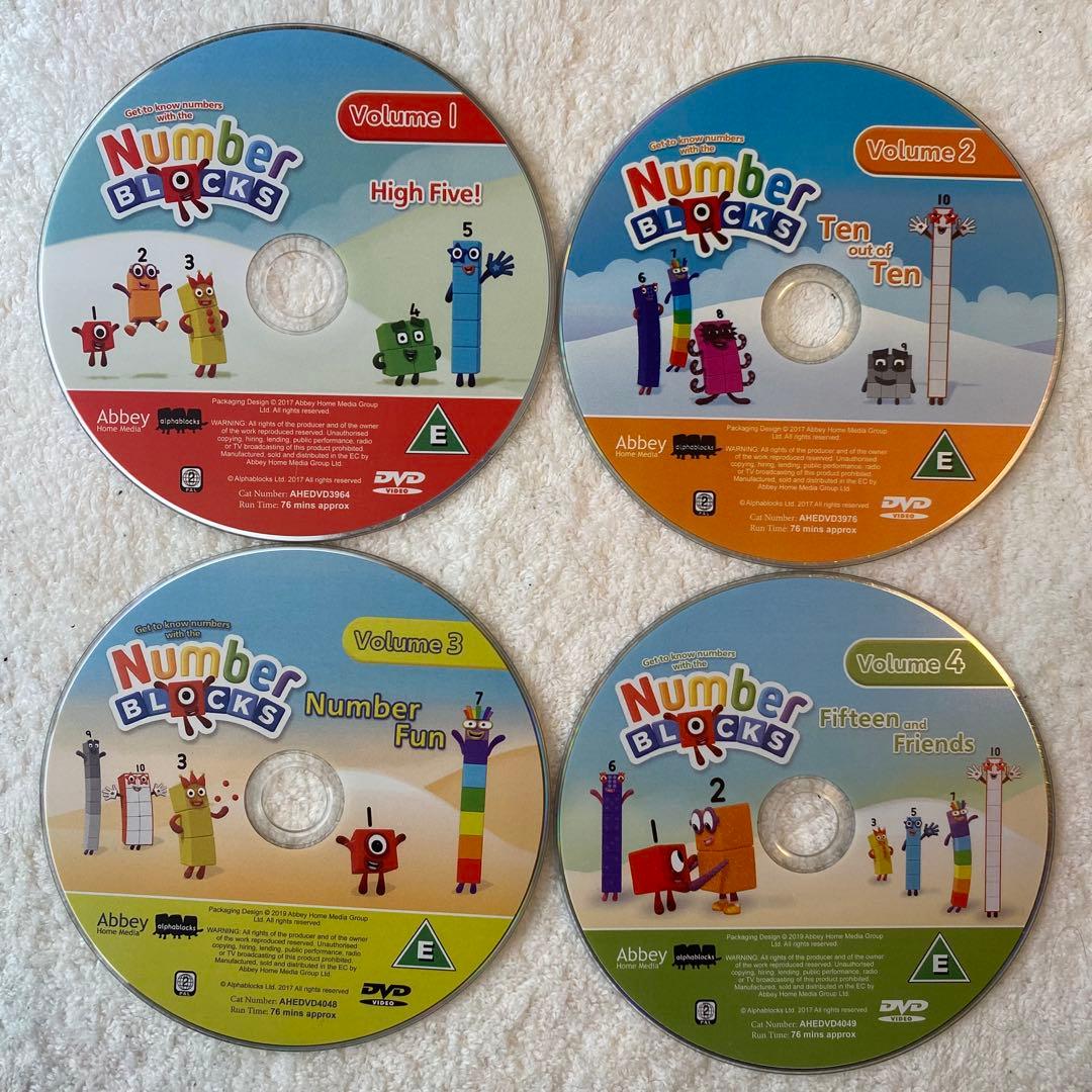 Number Blocks DVDセット 1-4巻