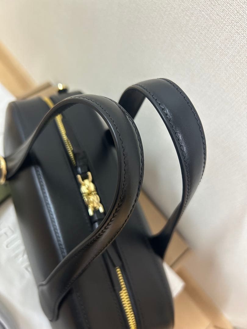 週末限定価格CAFUNE Small Asra Boston Bag Black