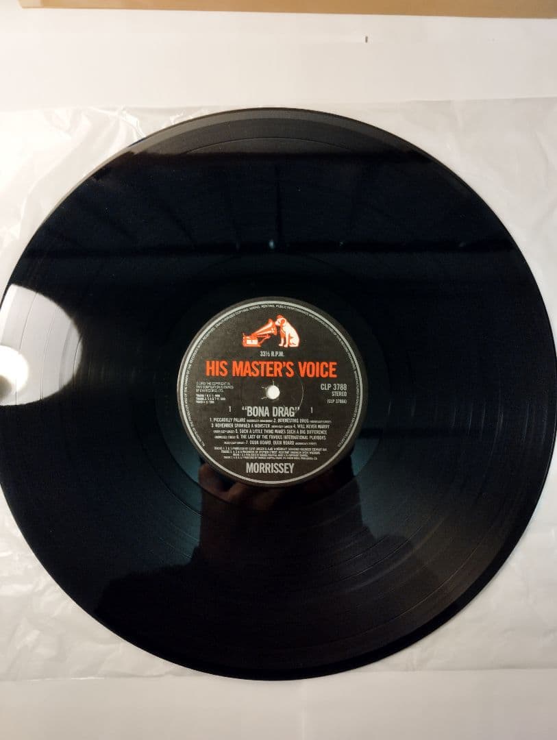 MORRISSEY BONA DRAG UK盤アナログレコード