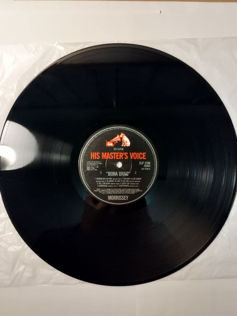 MORRISSEY BONA DRAG UK盤アナログレコード