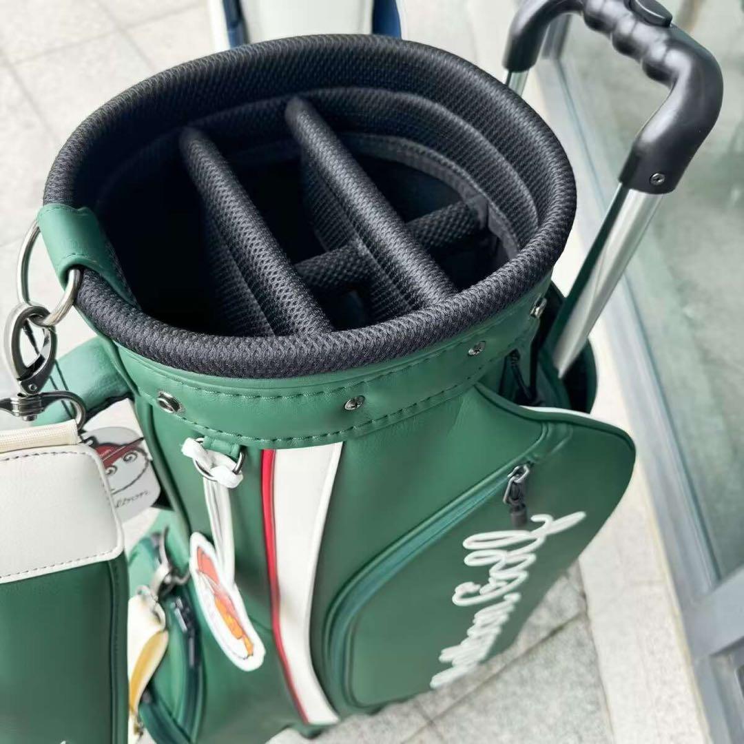 マルボンゴルフバッグ malbon golf キャディバッグ  キャスター型
