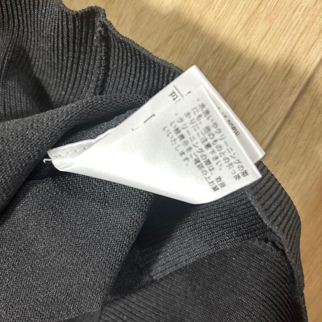 mizuiro ind ミズイロインド コクーンワイドベスト ブラック
