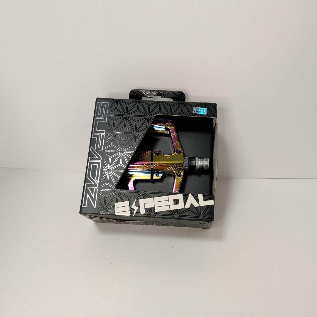 新品未開封 スパカズ ePEDALS オイルスリック フラットペダル