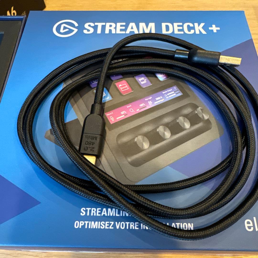 Elgato STREAM DECK + 本体とUSBケーブル