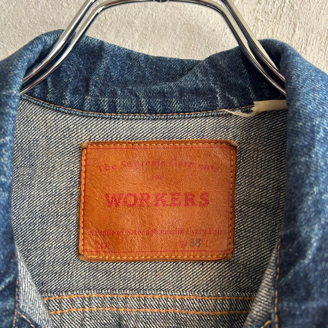 美品 WORKERS K&TH 1st デニムジャケット ワーカーズ 38