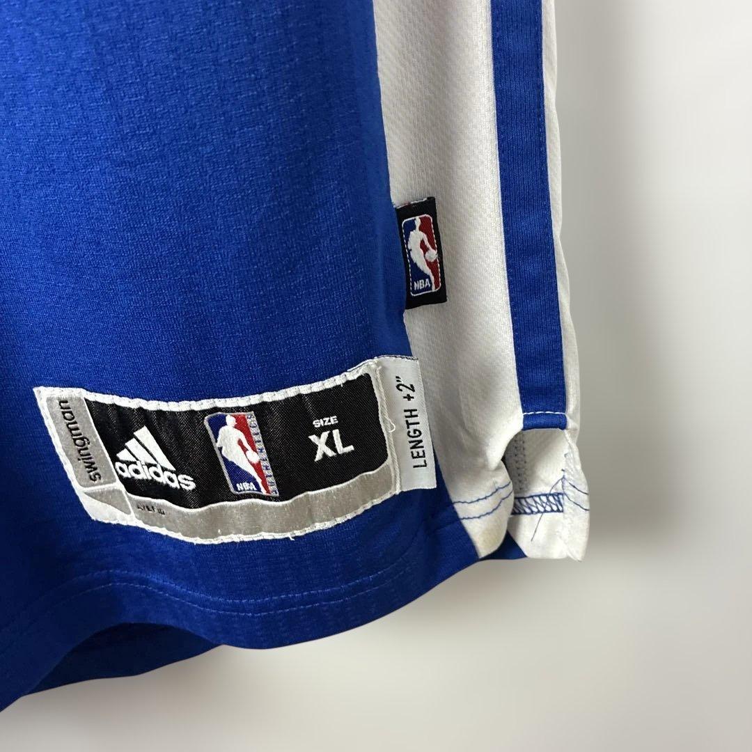 ゲームシャツ　バスケユニフォーム　アディダス　NBA ウォリアーズ　カリー　青