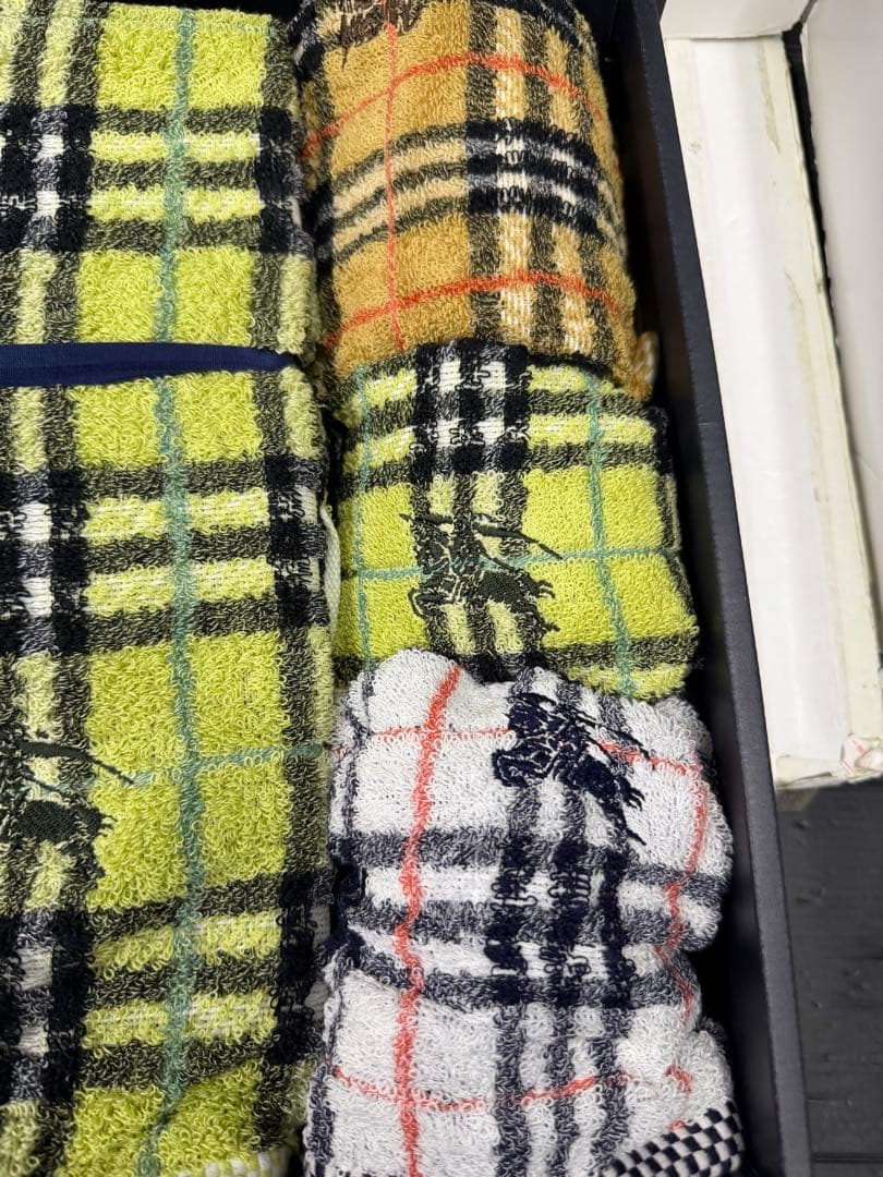 未使用　BURBERRY (バーバリー)チェック柄 タオルセット