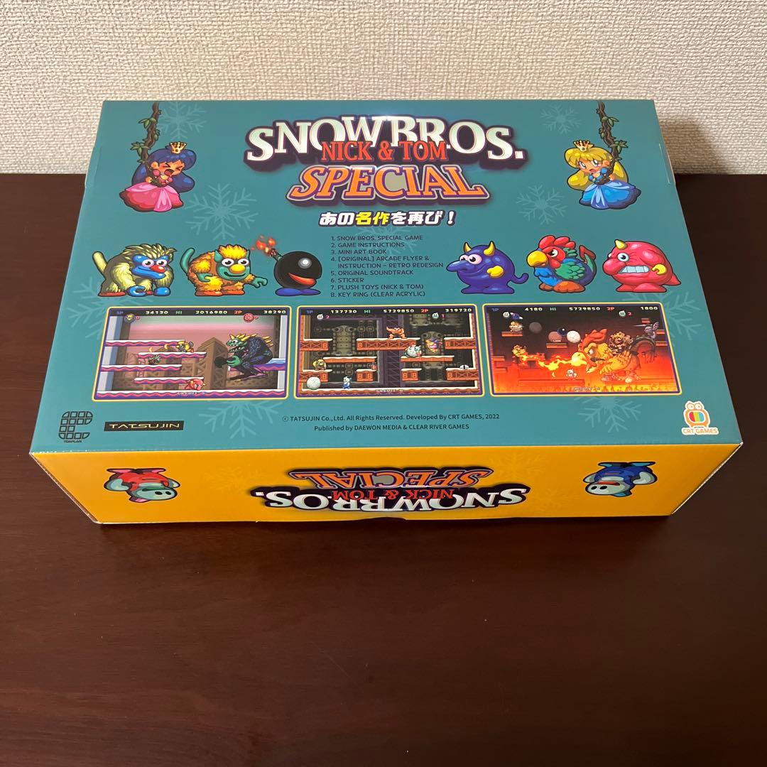 【新品未開封・極美品】スイッチ　スノーブラザーズなど限定版４タイトル＋アミーボ