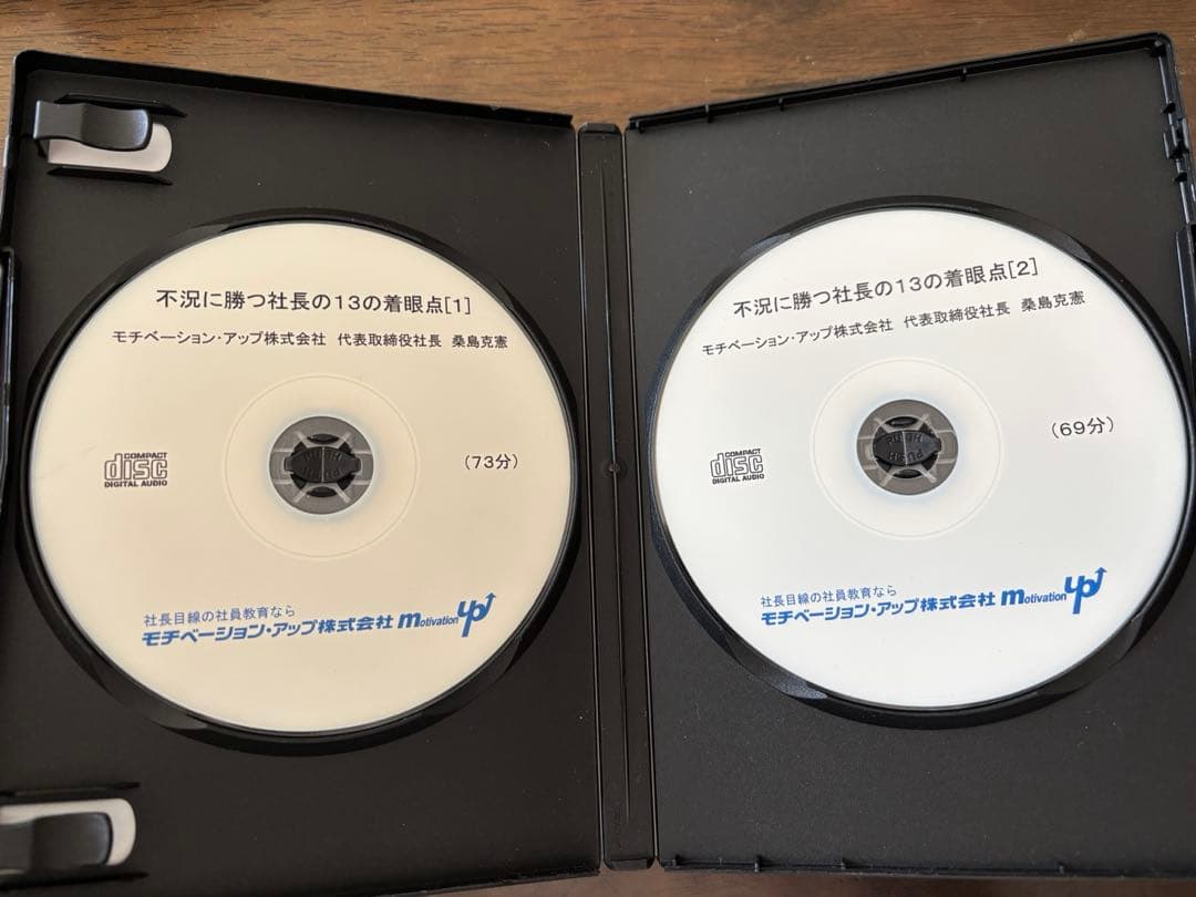 不況に勝つ社長の13の着眼点 音声CD モチベーションアップ株式会社