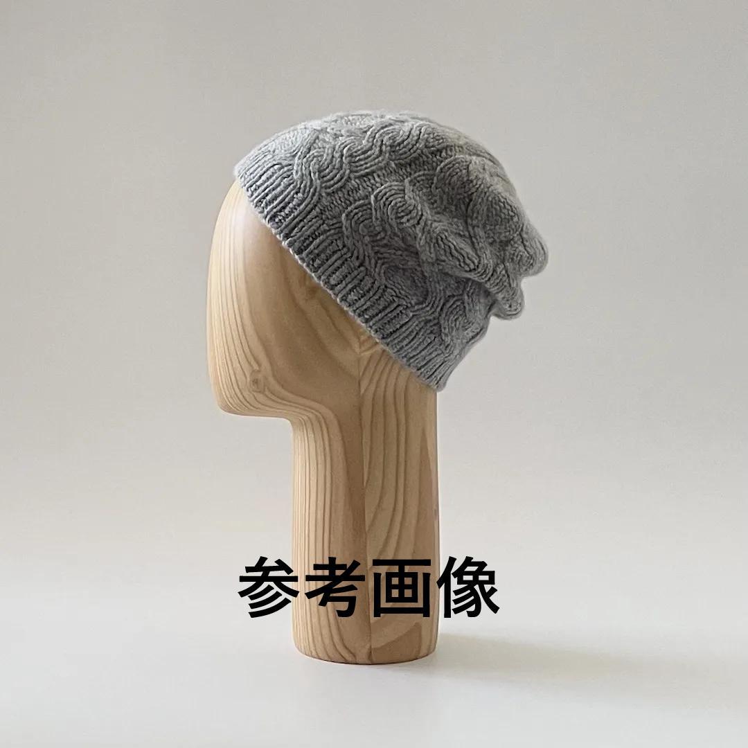 Sashiki サシキ Baby Cashmere knit cap Gray