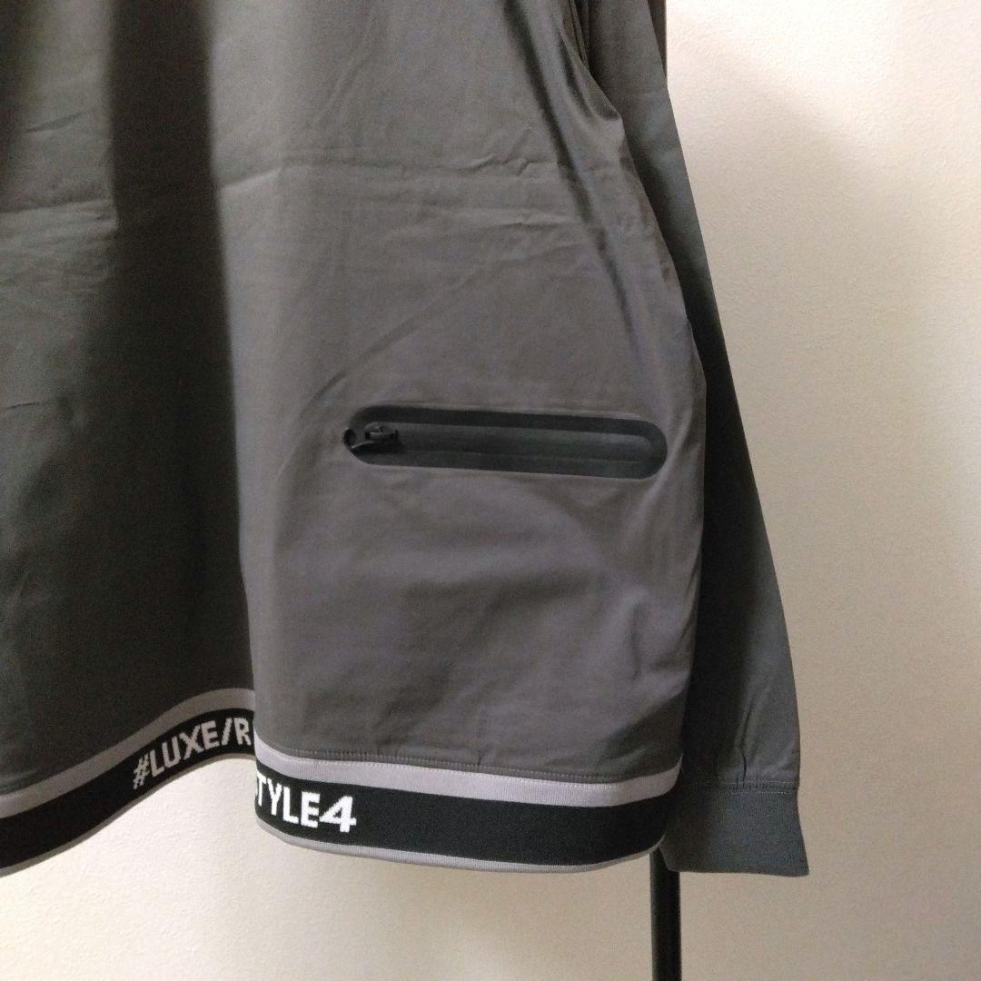 [サンプルSALE /D380 ] LUXE/R ナイロン布帛プルオーバー