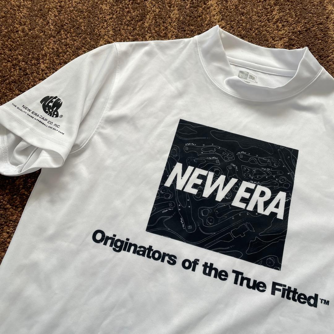 美品NEWERA ニューエラ メンズ ゴルフ モックネック シャツ L