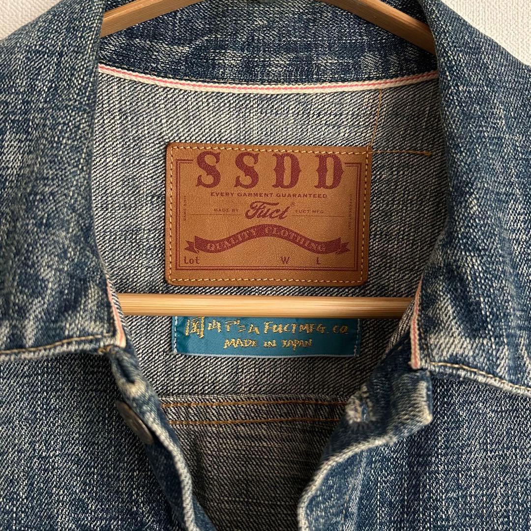 FUCT SSDD デニムジャケット ファーストタイプ シンチバック 日本製